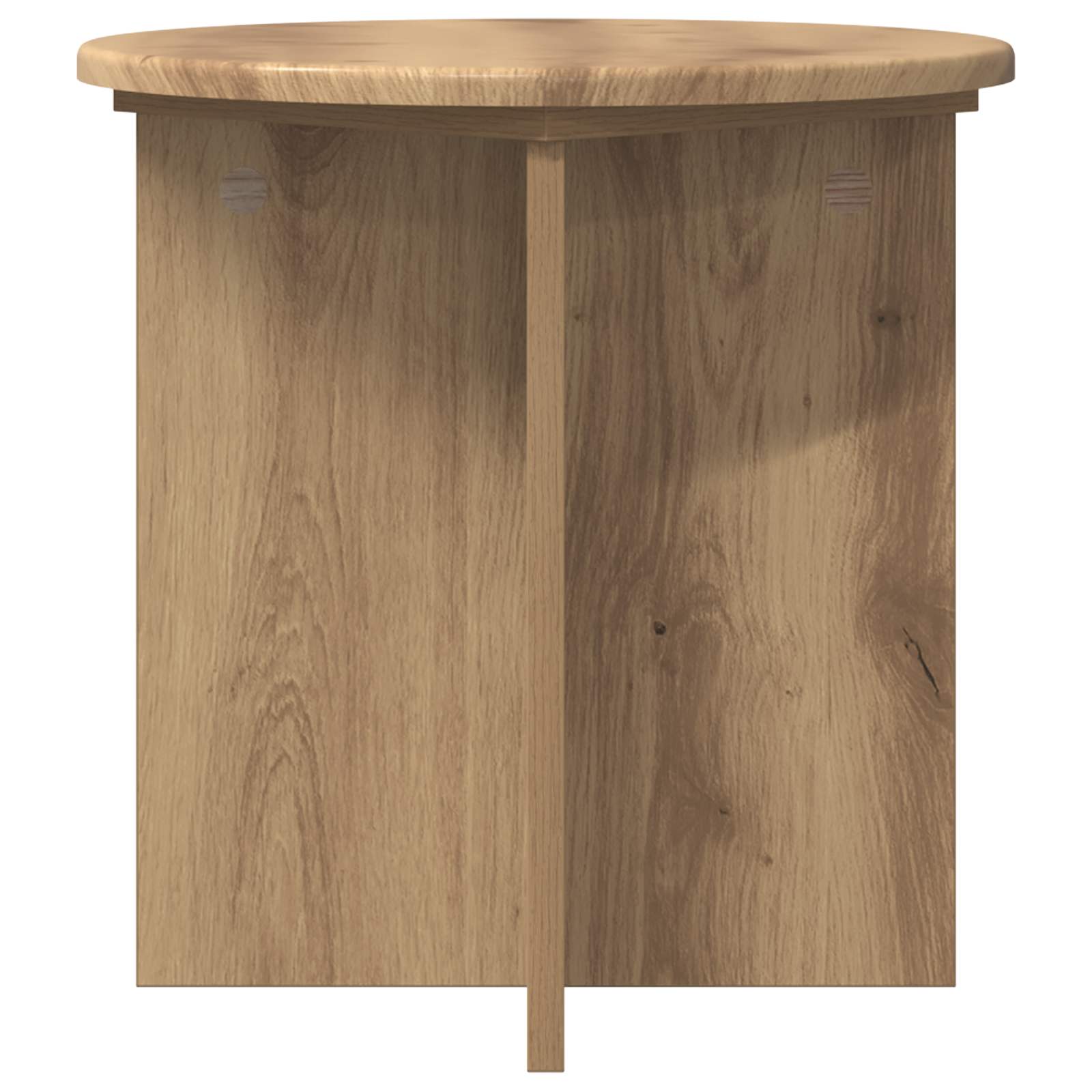Supporto per piante 2 pz Rovere Artigianale 40 x 40 x 40 cm