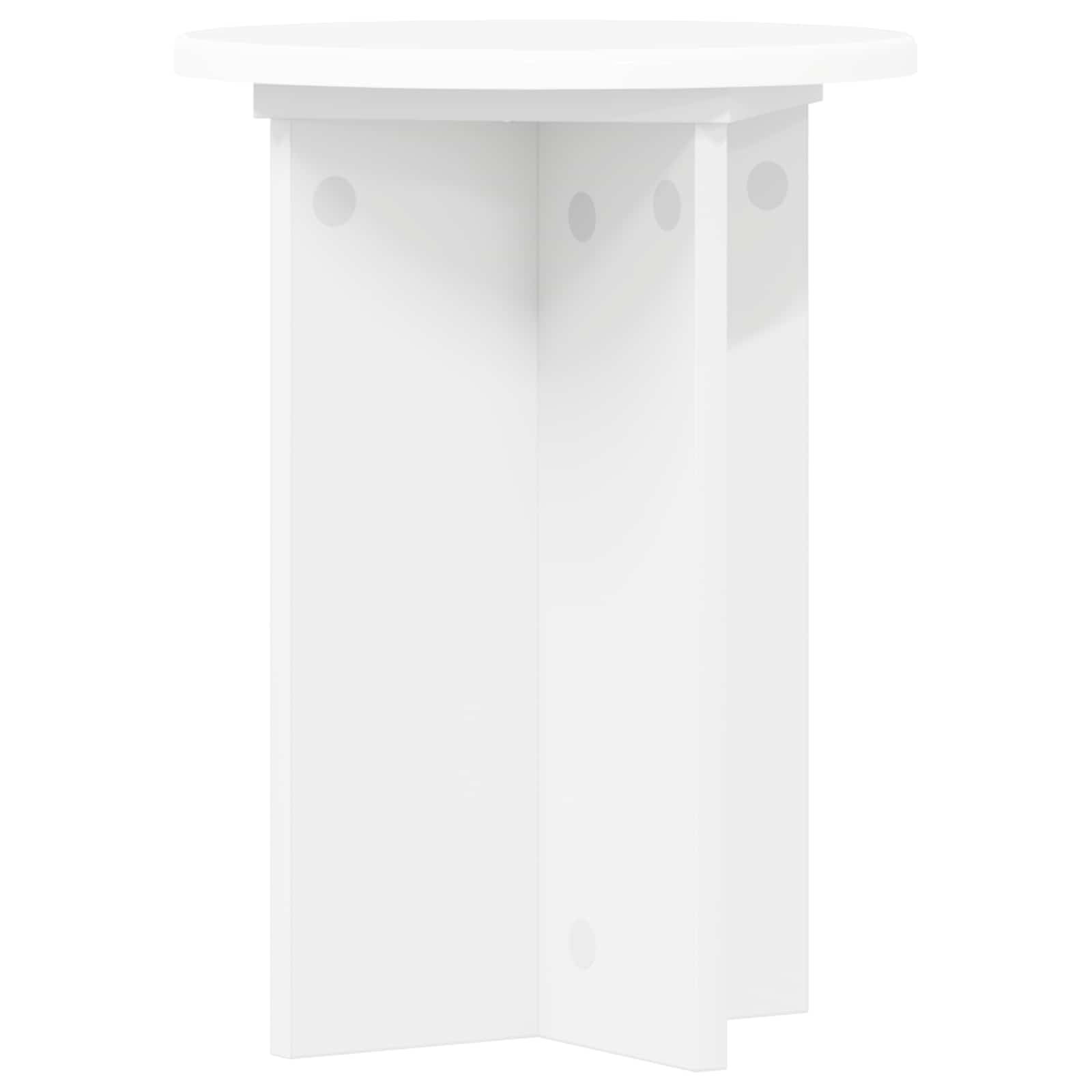 Supporto per piante 2 pz Bianco Ø29,5 x 40 cm