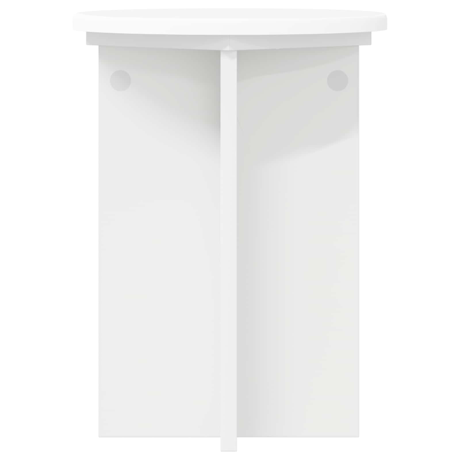 Supporto per piante 2 pz Bianco Ø29,5 x 40 cm