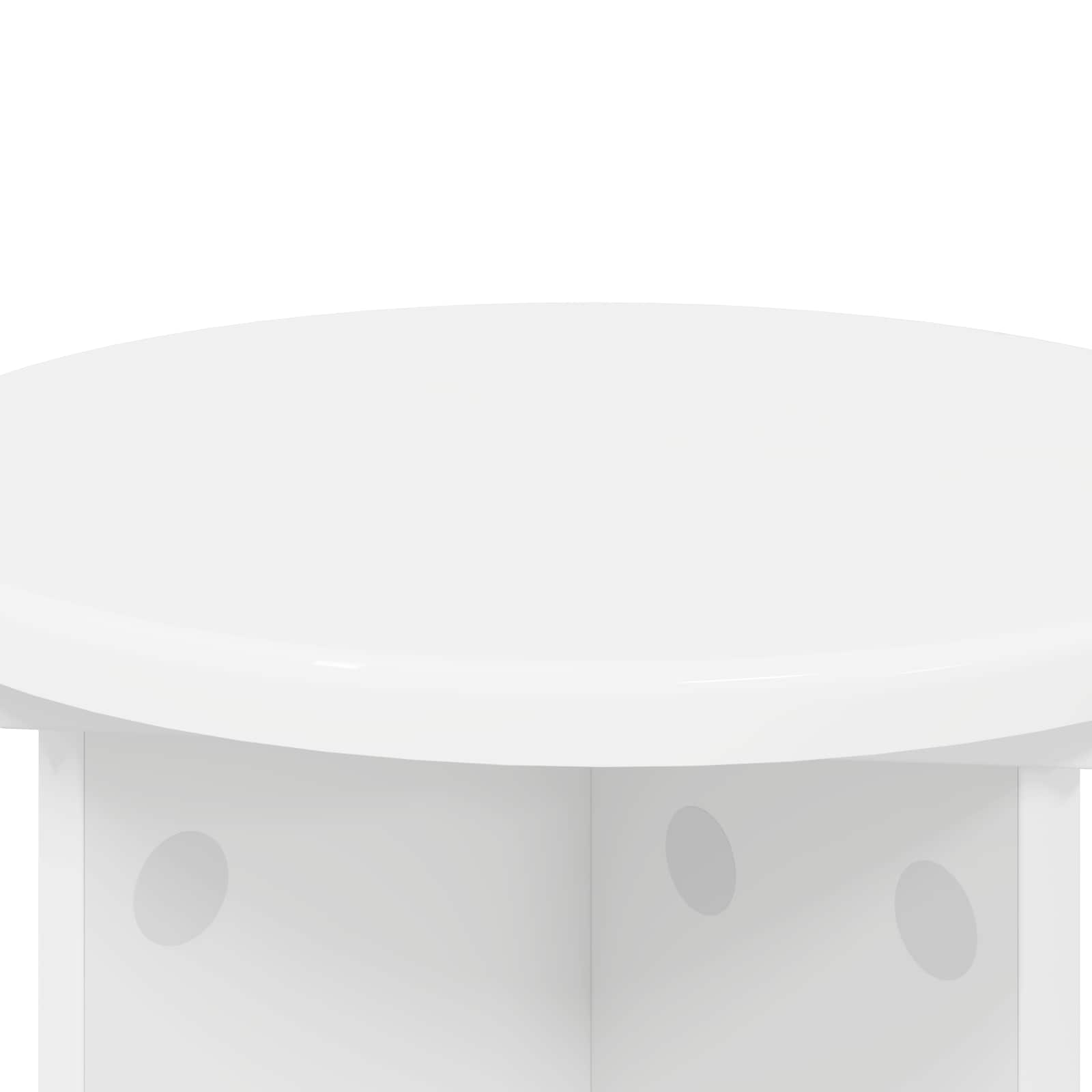 Supporto per piante 2 pz Bianco Ø29,5 x 40 cm
