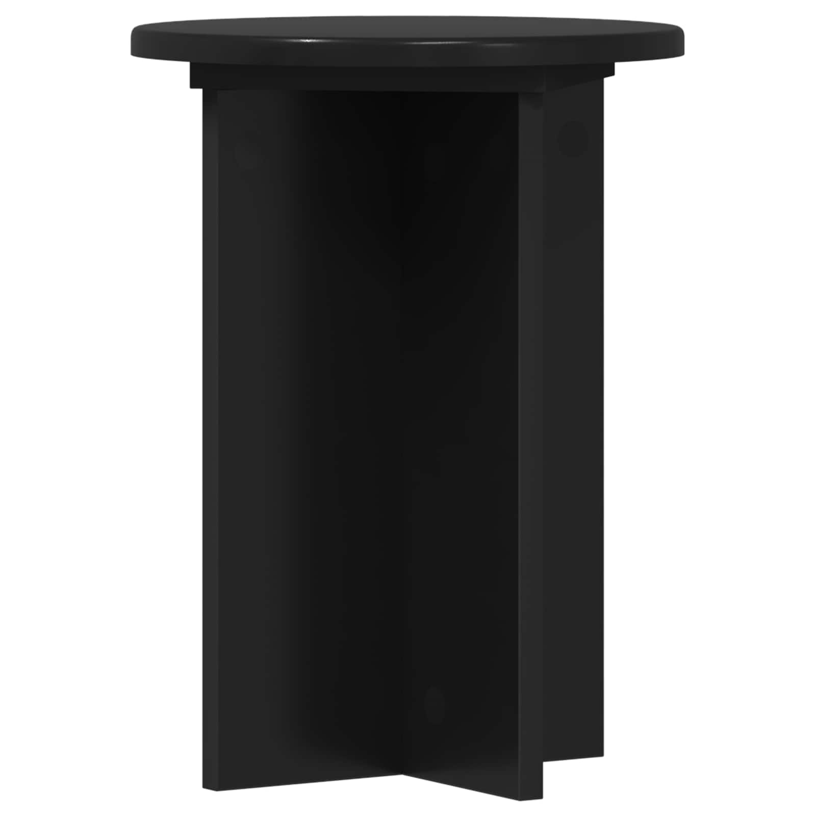 Supporto per piante 2 pz Nero Ø29,5 x 40 cm