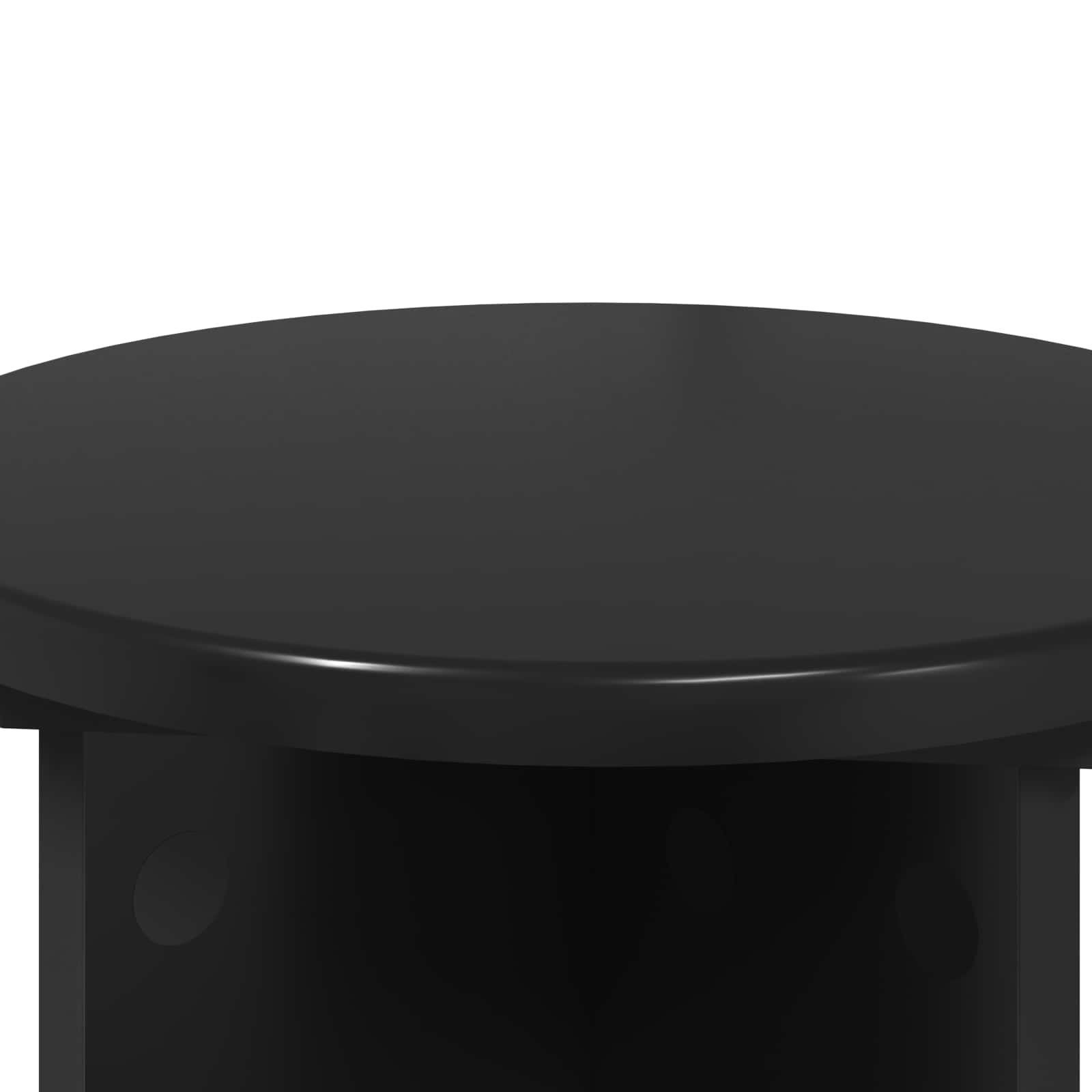 Supporto per piante 2 pz Nero Ø29,5 x 40 cm