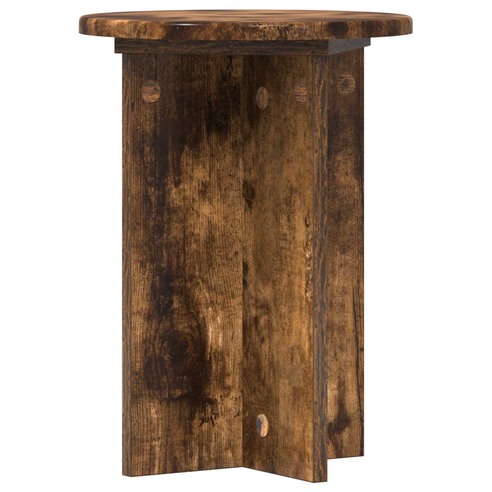 Supporto per piante 2 pz Rovere Fumo Ø29,5 x 40 cm