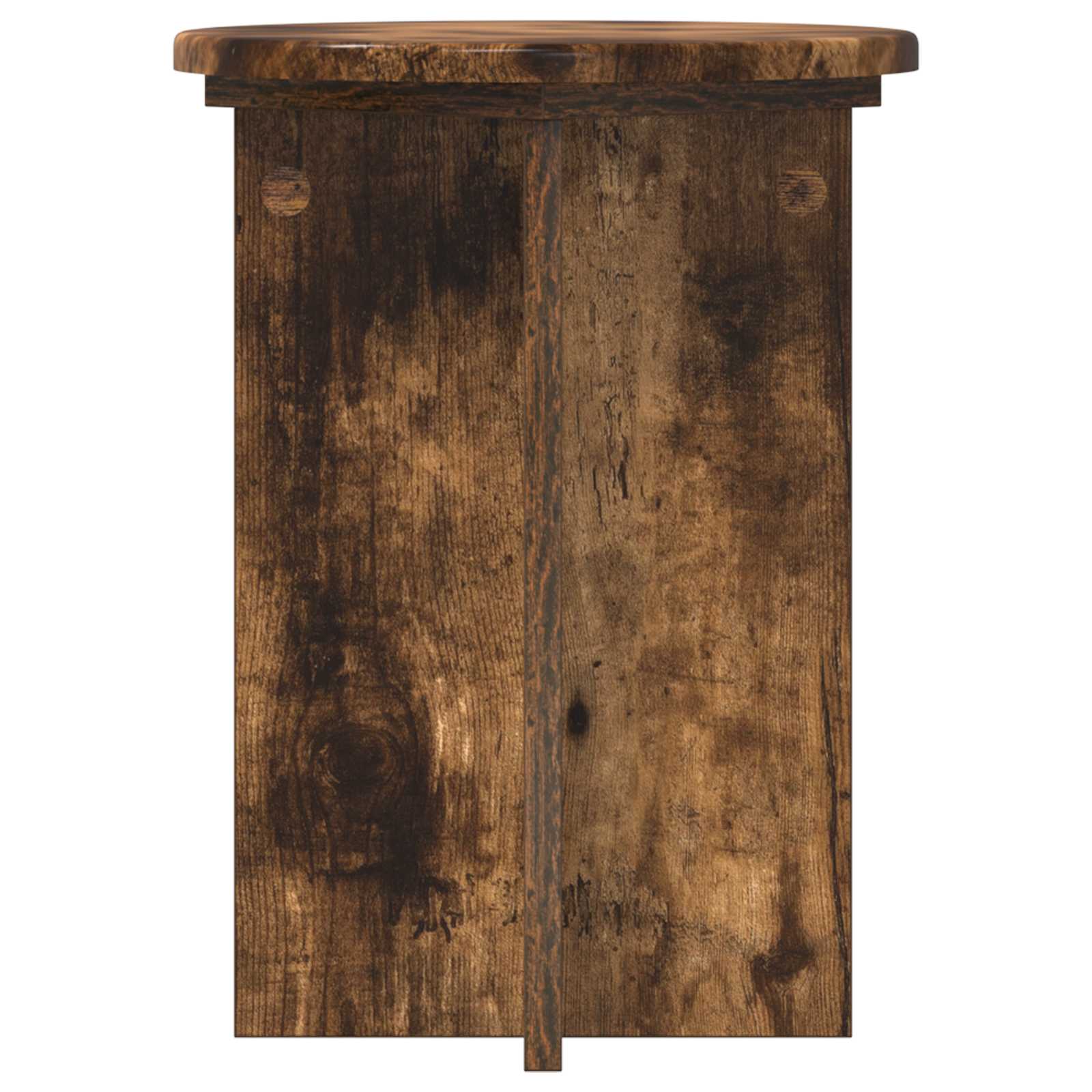 Supporto per piante 2 pz Rovere Fumo Ø29,5 x 40 cm