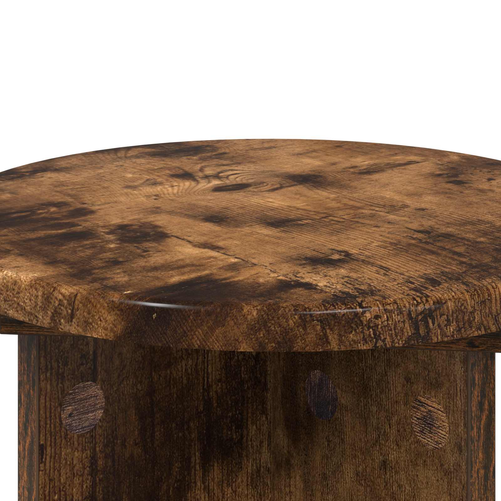 Supporto per piante 2 pz Rovere Fumo Ø29,5 x 40 cm