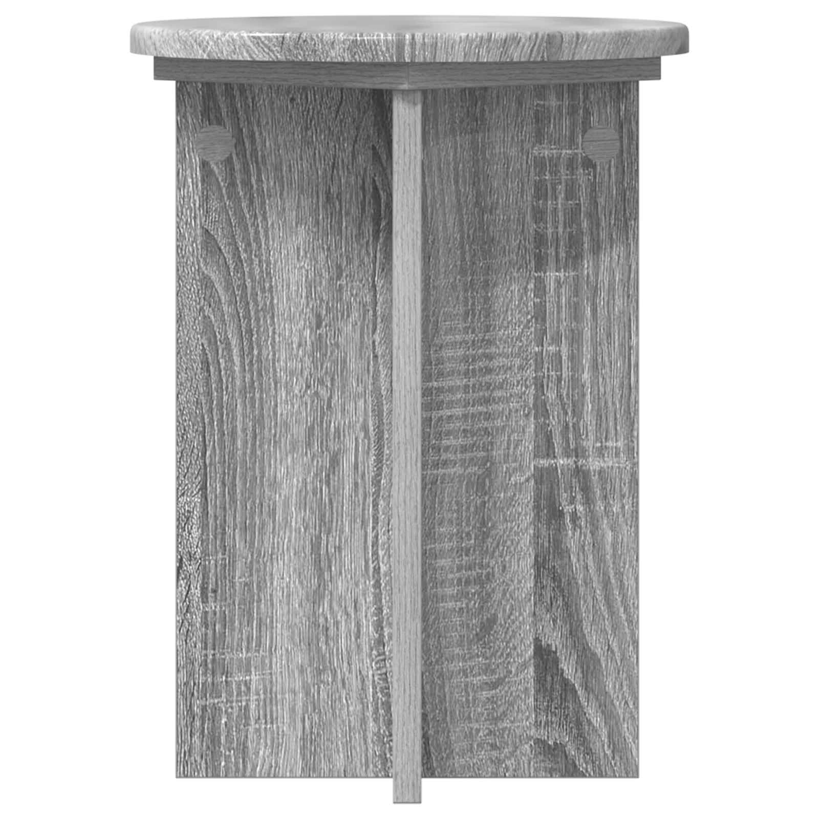 Supporto per piante 2 pz Grigio Sonoma Ø29,5 x 40 cm