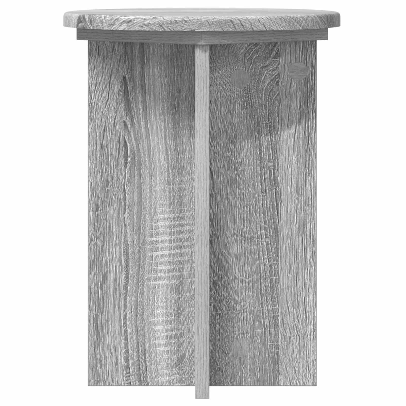 Supporto per piante 2 pz Grigio Sonoma Ø29,5 x 40 cm