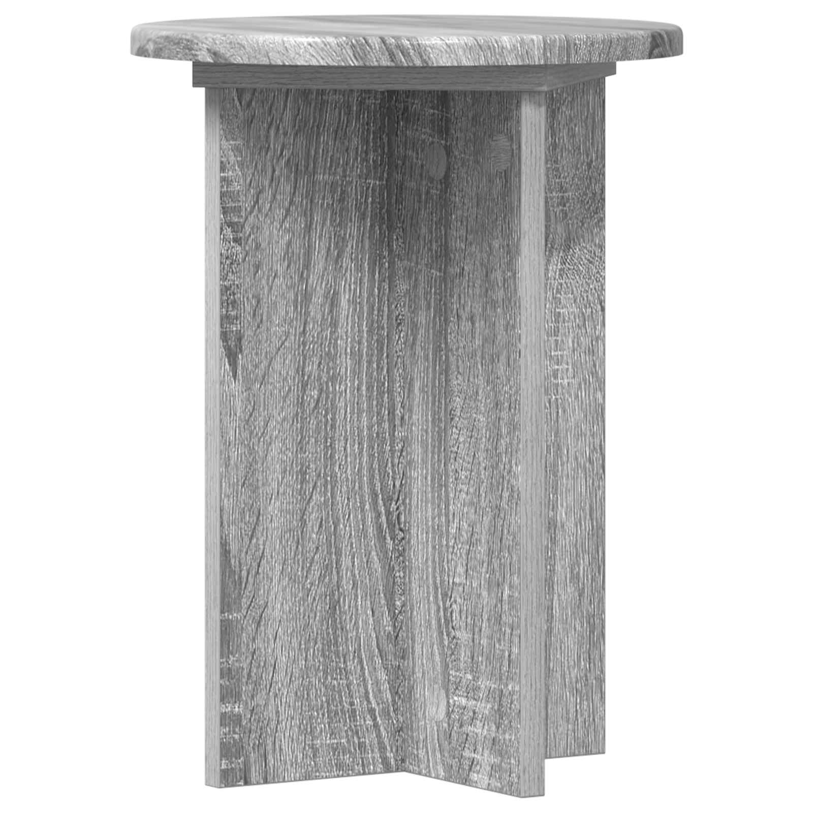 Supporto per piante 2 pz Grigio Sonoma Ø29,5 x 40 cm