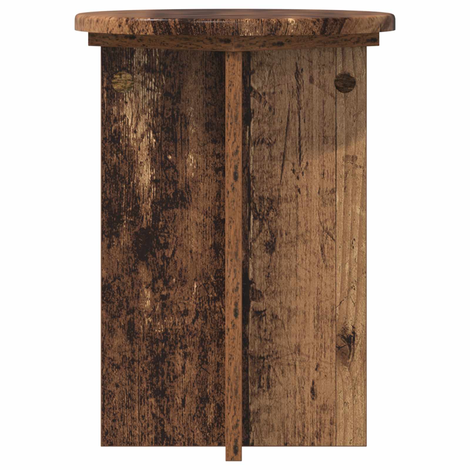 Supporto per piante 2 pz Legno antico Ø29,5 x 40 cm