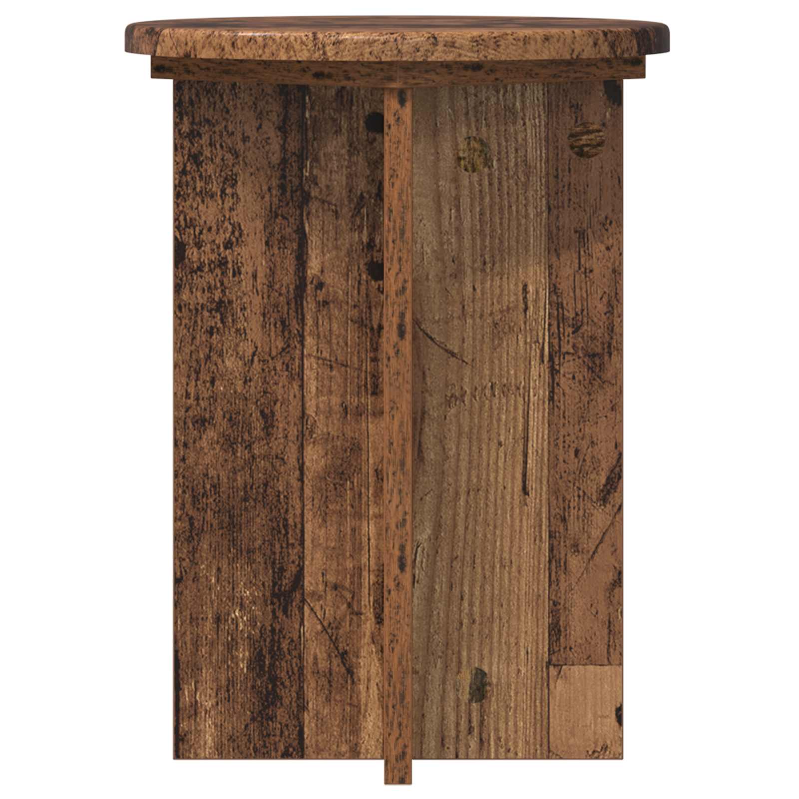 Supporto per piante 2 pz Legno antico Ø29,5 x 40 cm