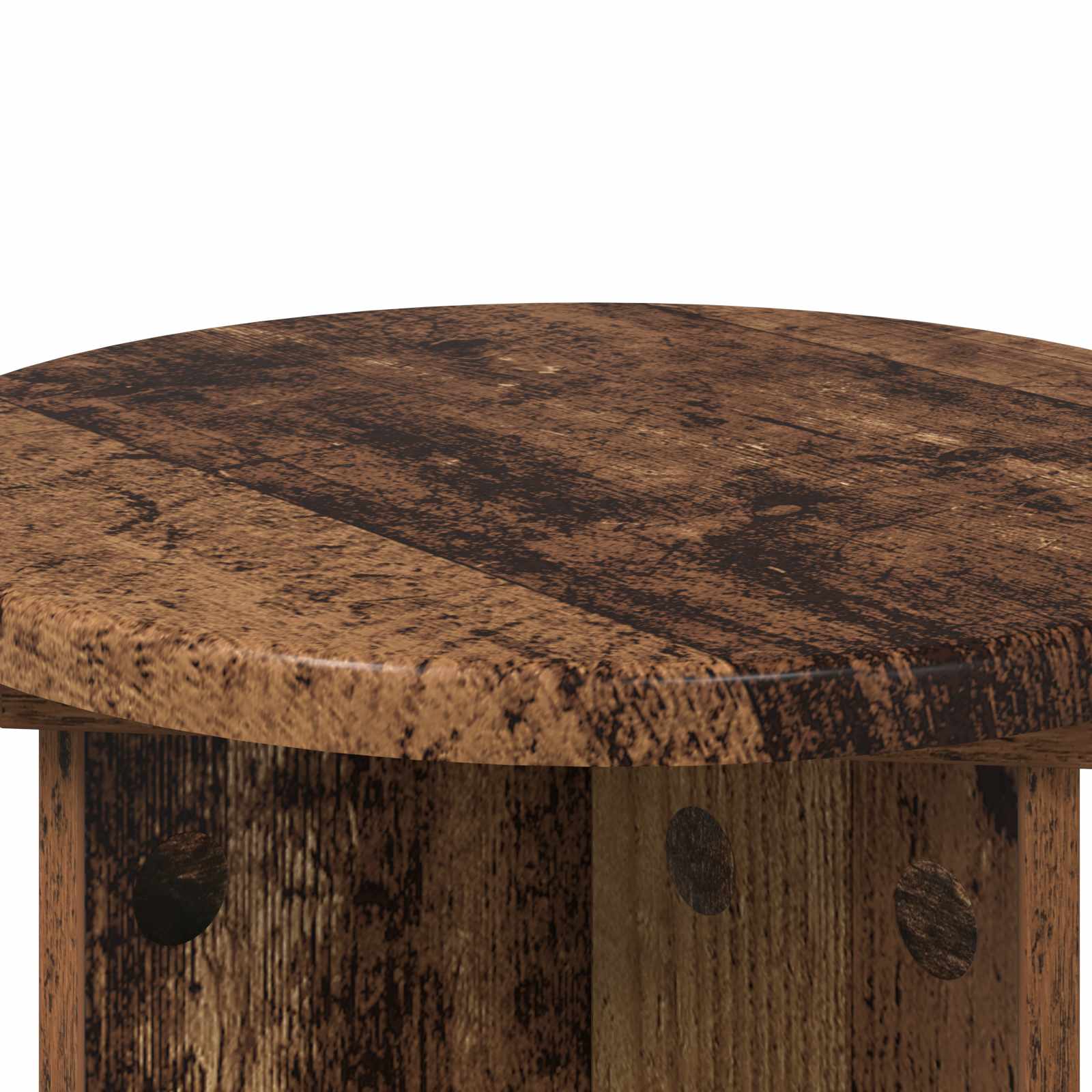 Supporto per piante 2 pz Legno antico Ø29,5 x 40 cm