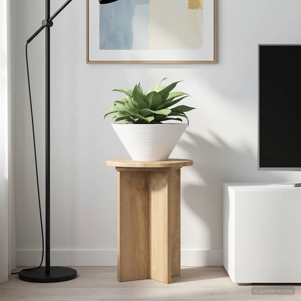 Supporto per piante 2 pz Rovere Artigianale Ø29,5 x 40 cm