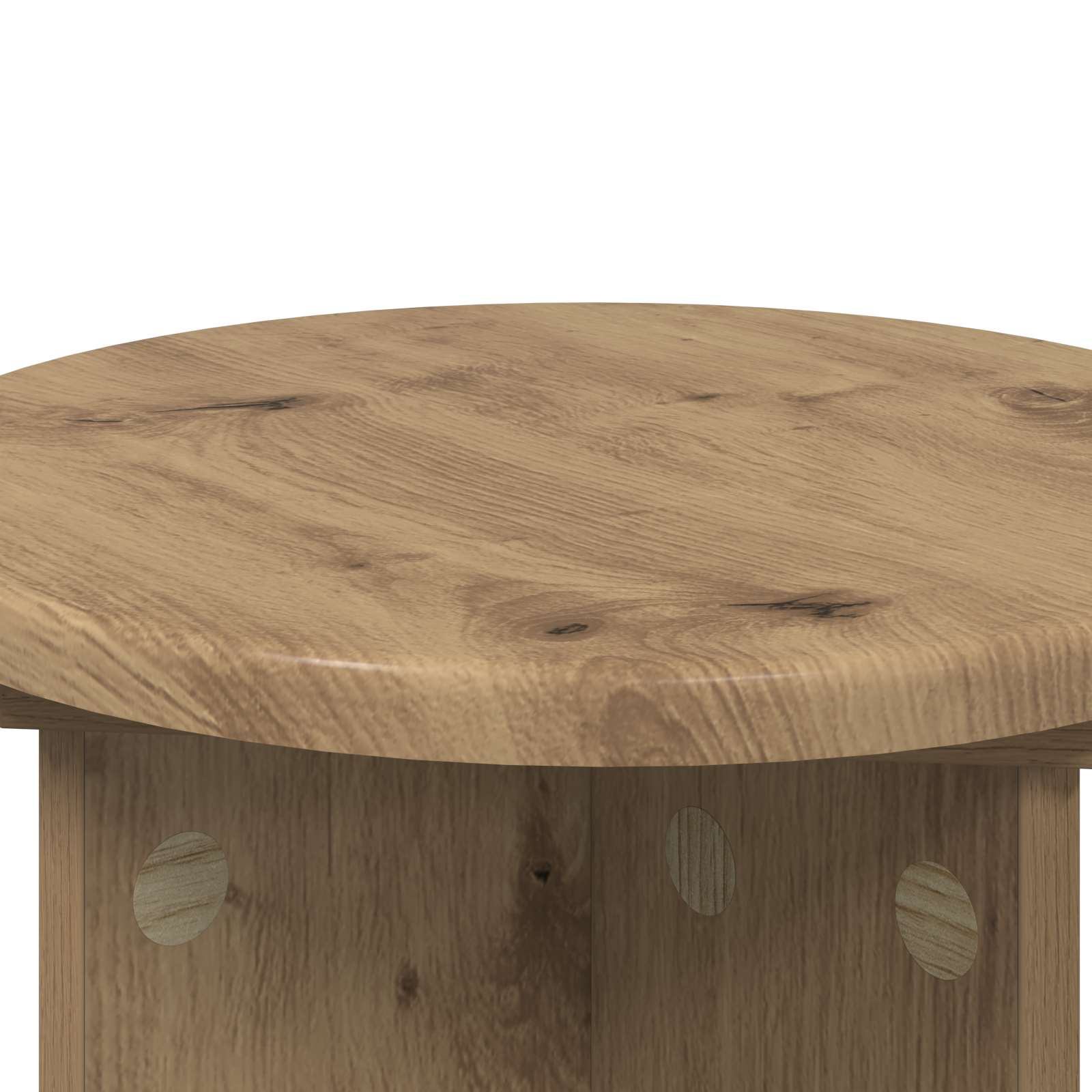 Supporto per piante 2 pz Rovere Artigianale Ø29,5 x 40 cm