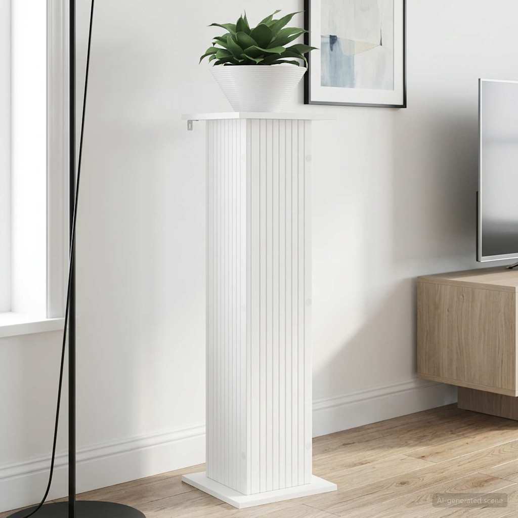 Supporto per piante 2 pz Bianco 30,5 x 30 x 100,5 cm