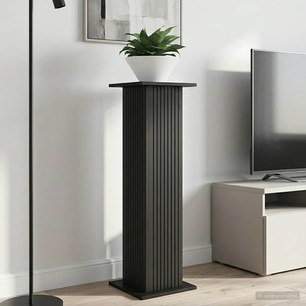 Supporto per piante 2 pz Nero 30,5 x 30 x 100,5 cm