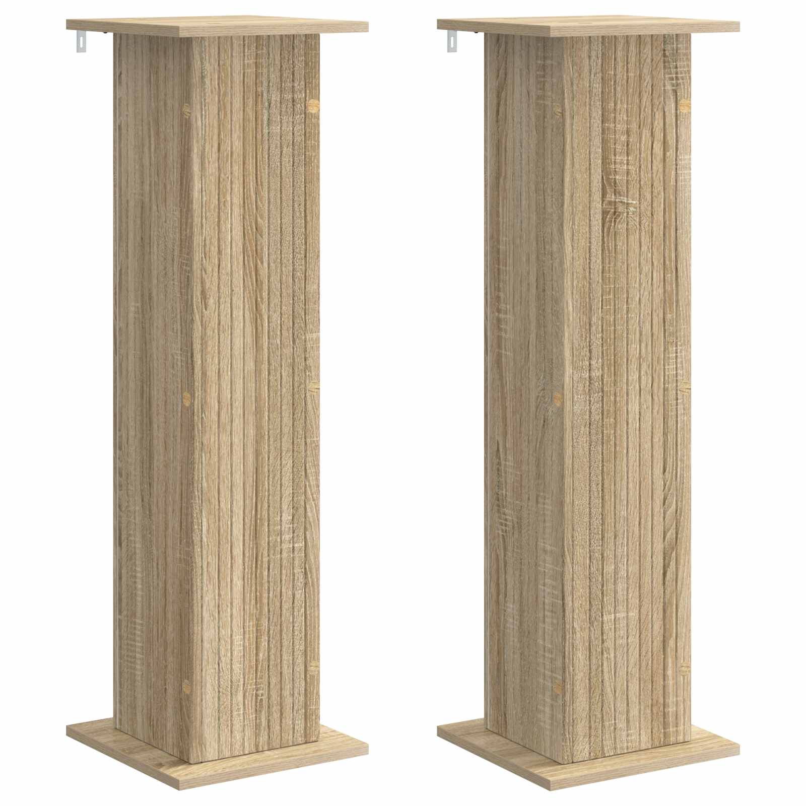 Supporto per piante 2 pz Rovere Sonoma 30,5 x 30 x 100,5 cm