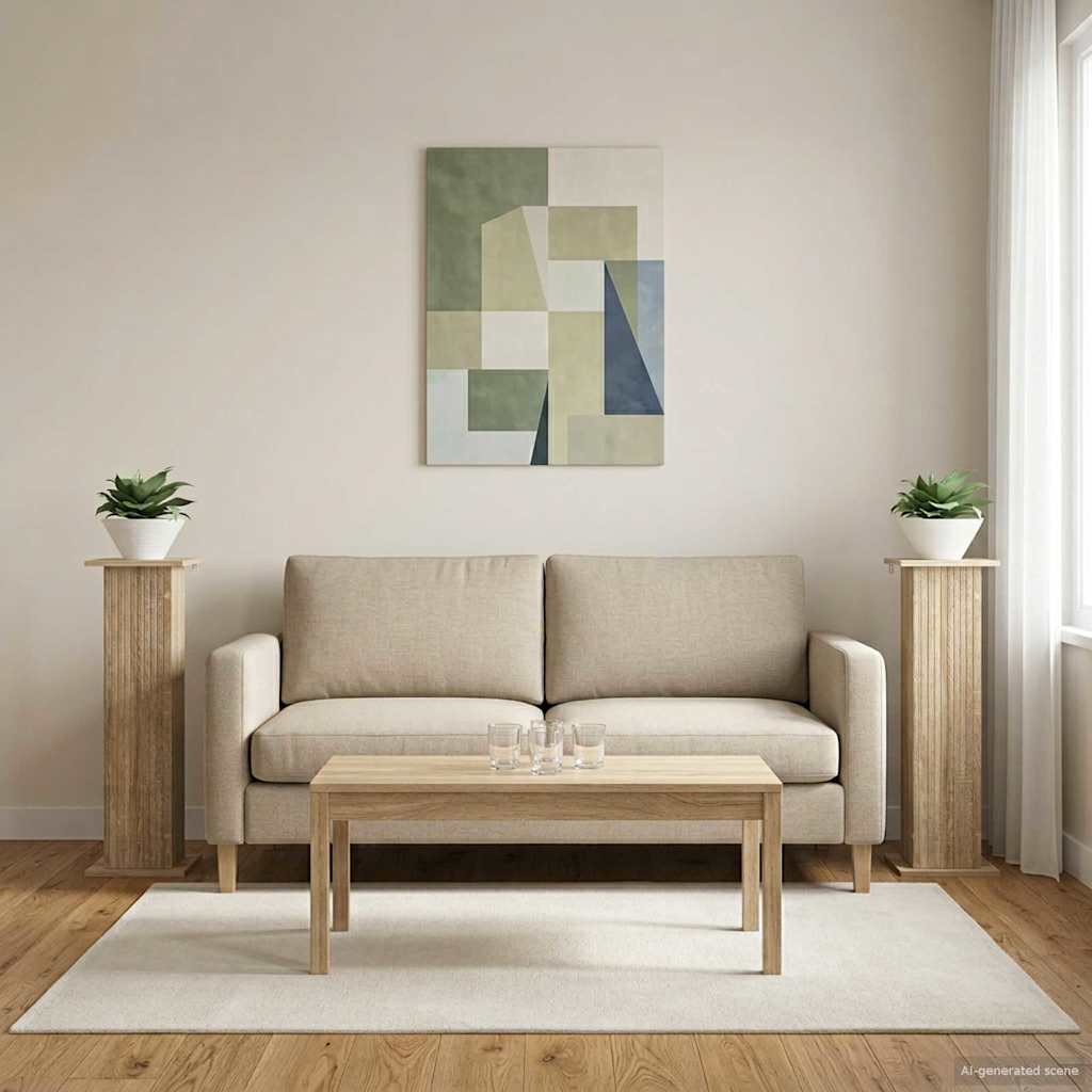 Supporto per piante 2 pz Rovere Sonoma 30,5 x 30 x 100,5 cm
