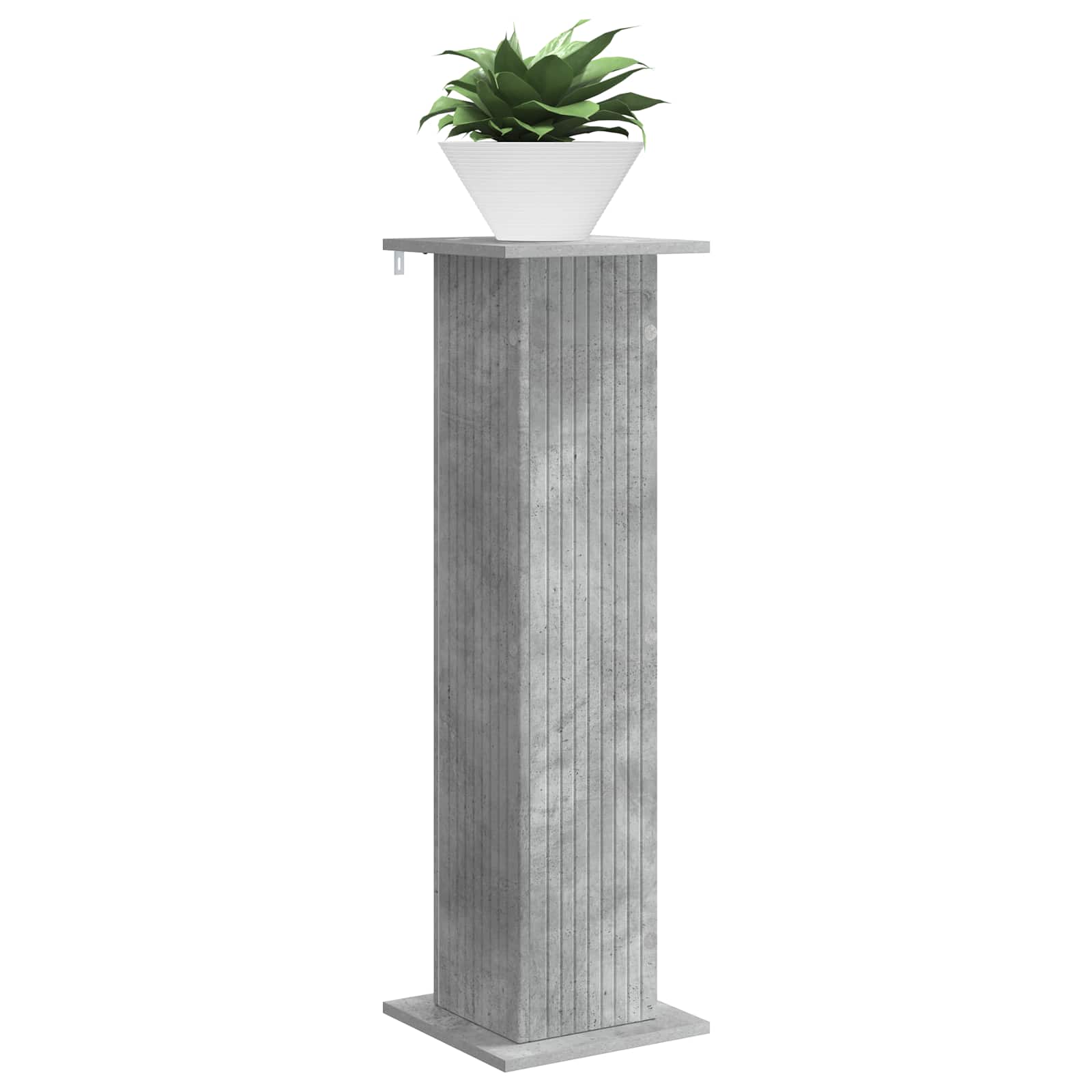 Supporto per piante 2 pz Grigio Cemento 30,5 x 30 x 100,5 cm