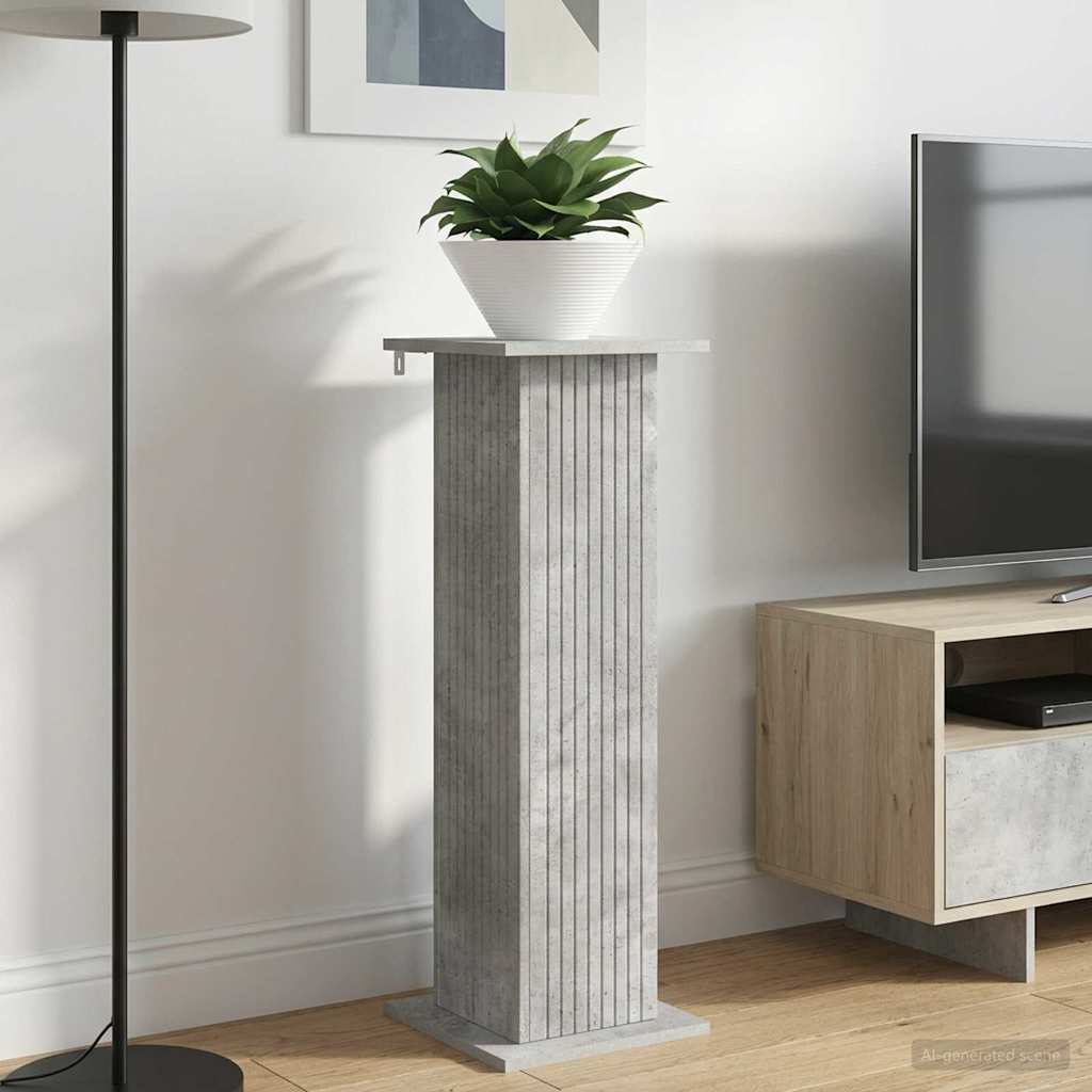 Supporto per piante 2 pz Grigio Cemento 30,5 x 30 x 100,5 cm