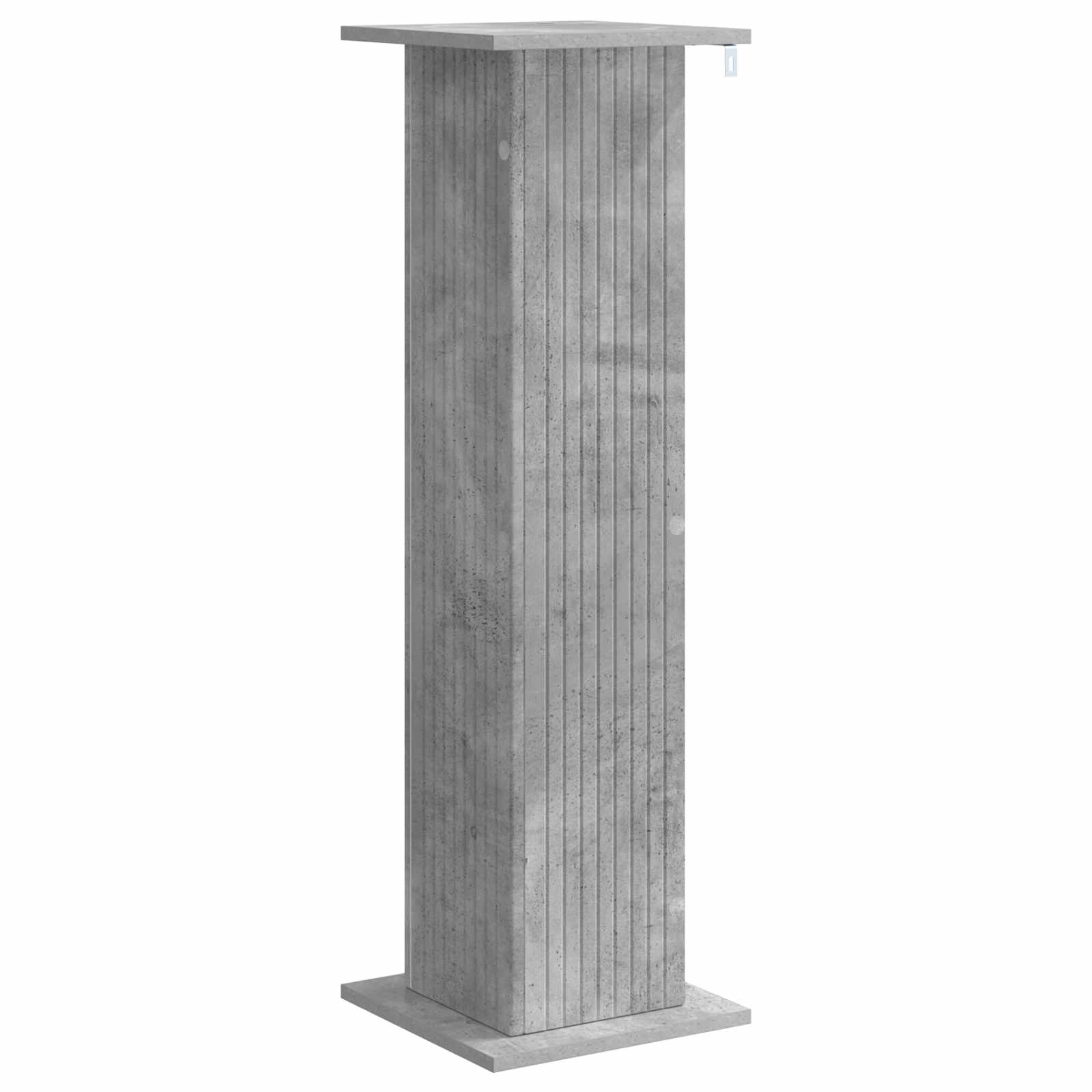 Supporto per piante 2 pz Grigio Cemento 30,5 x 30 x 100,5 cm