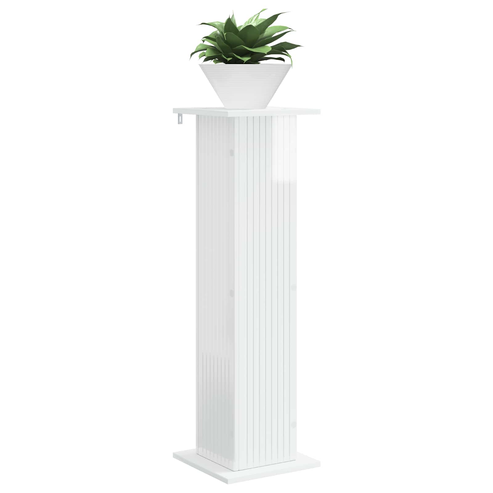 Supporto per piante Bianco Lucido 30,5 x 30 x 100,5 cm