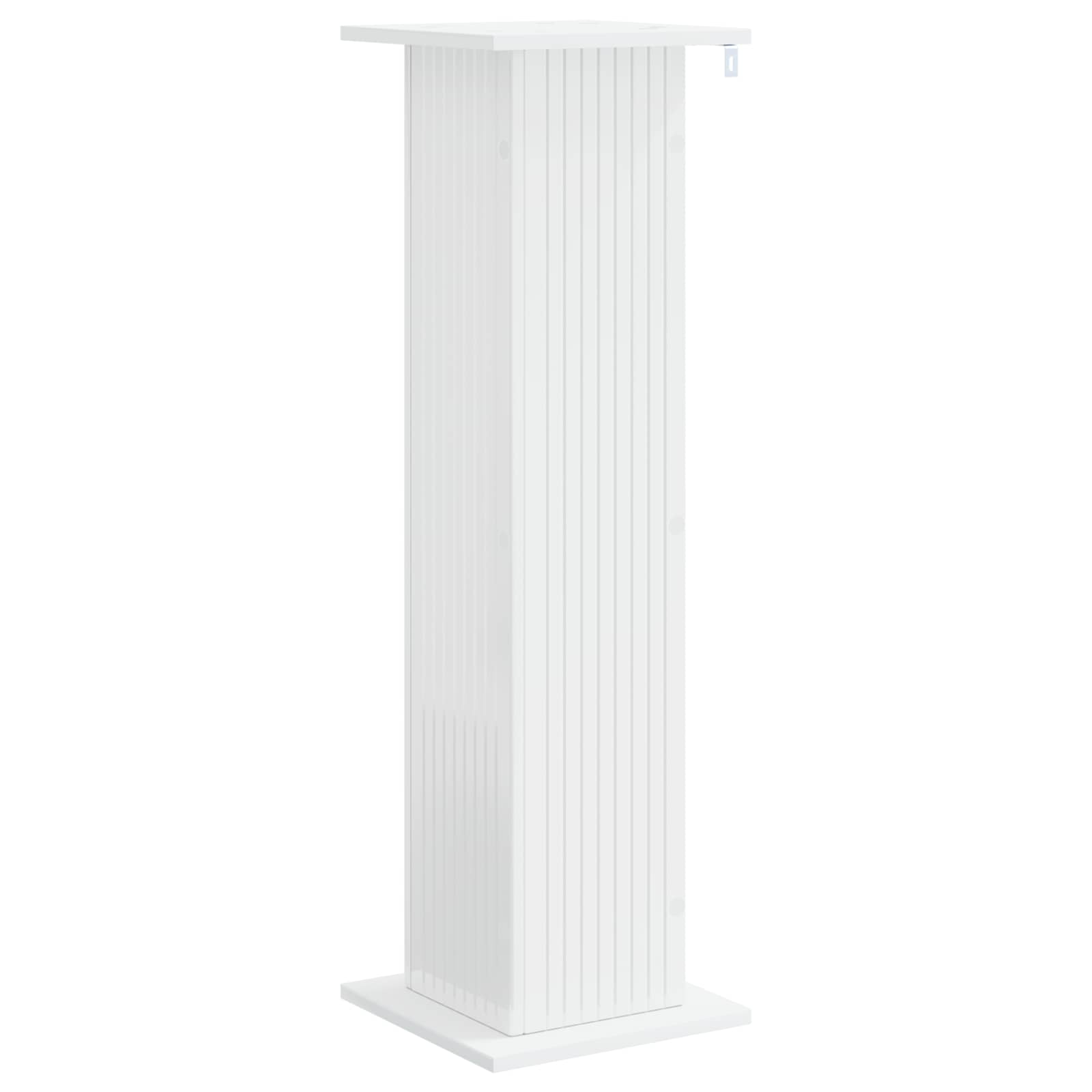 Supporto per piante Bianco Lucido 30,5 x 30 x 100,5 cm