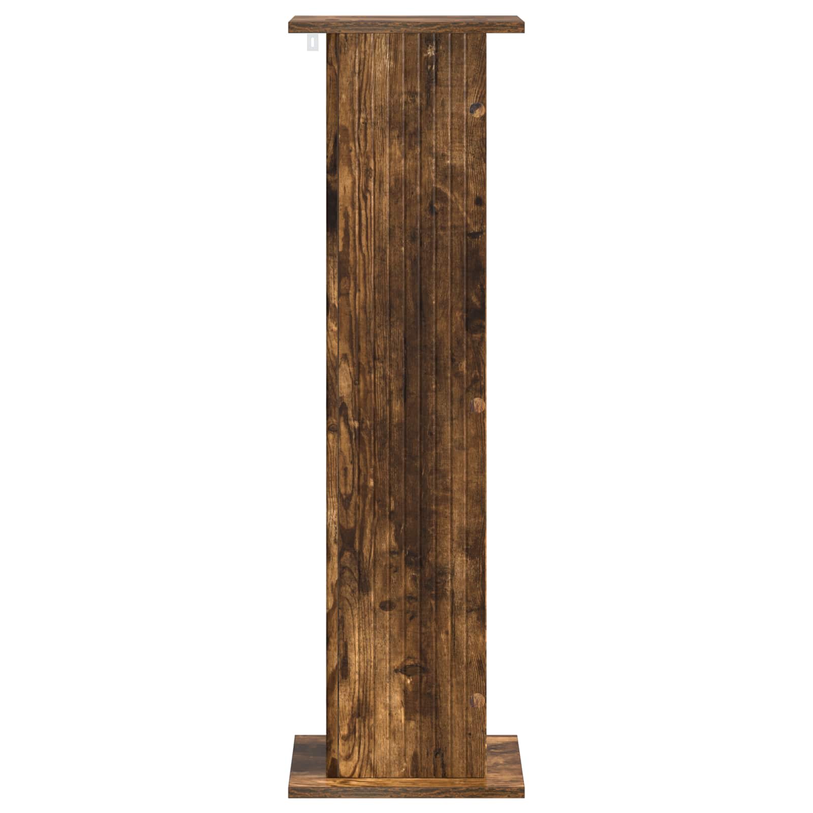 Supporto per piante 2 pz Rovere Fumo 30,5 x 30 x 100,5 cm