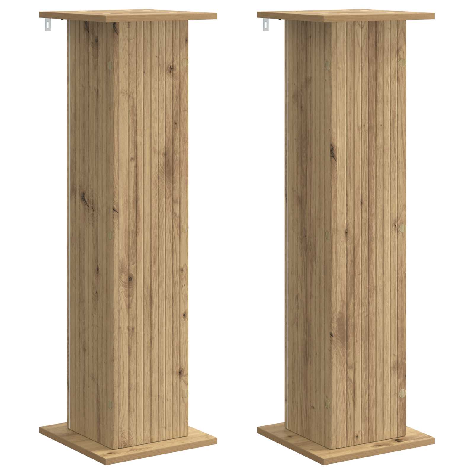 Supporto per piante 2 pz Rovere Artigianale