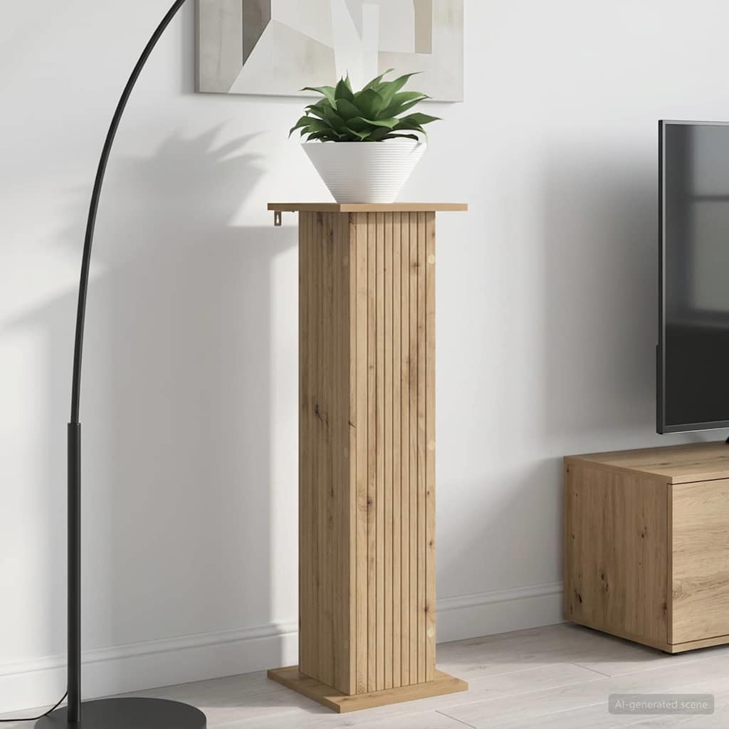 Supporto per piante 2 pz Rovere Artigianale