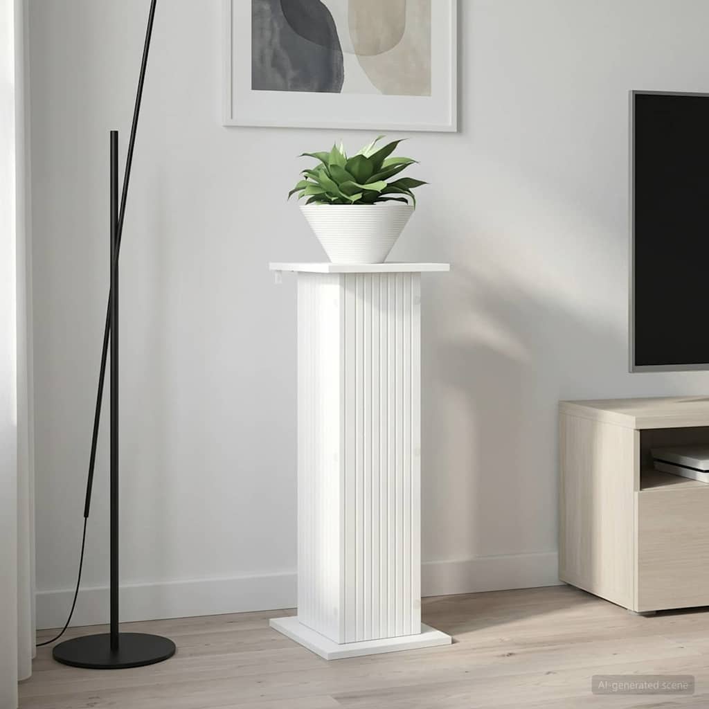 Supporto per piante Bianco 30,5 x 30 x 80,5 cm