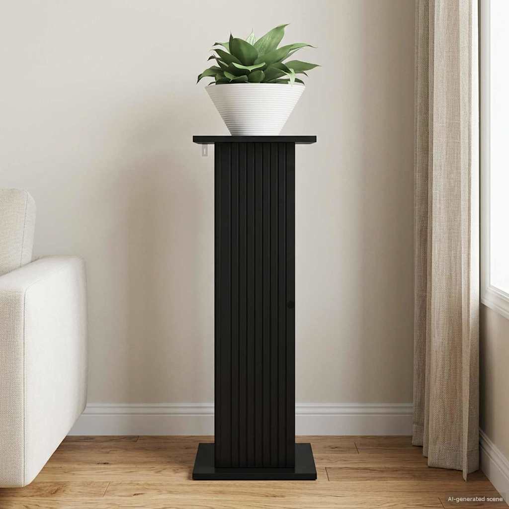 Supporto per piante Nero 30,5 x 30 x 80,5 cm