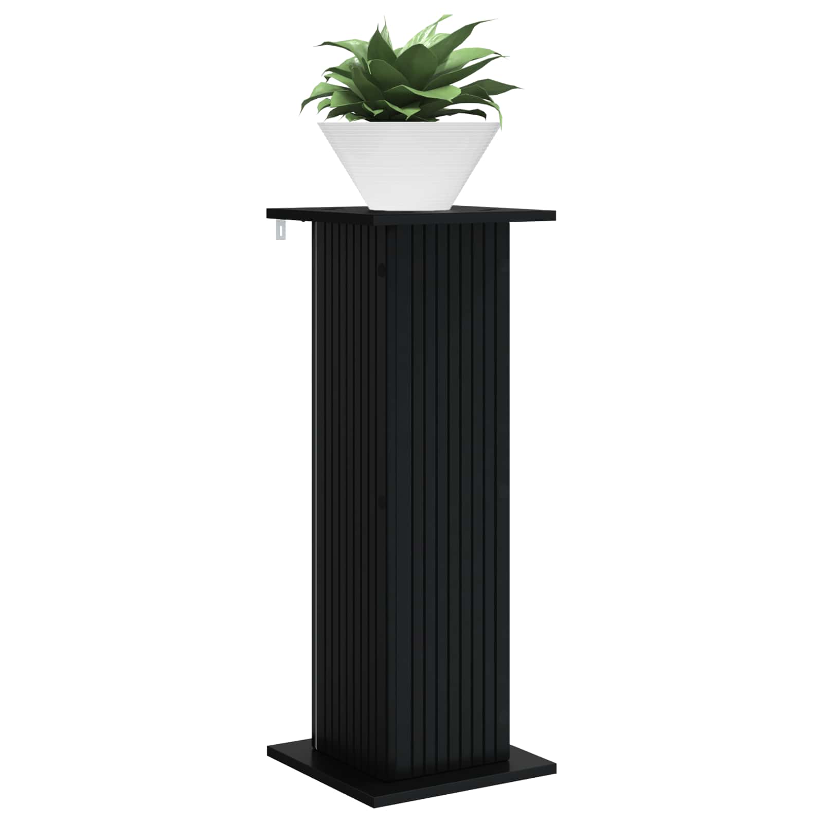 Supporto per piante 2 pz Nero 30,5 x 30 x 80,5 cm