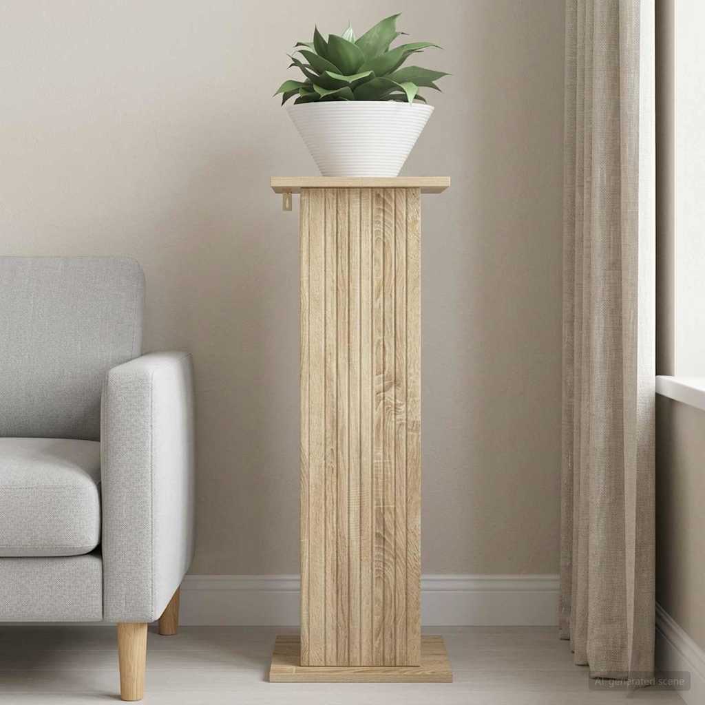 Supporto per piante Rovere Sonoma 30,5 x 30 x 80,5 cm