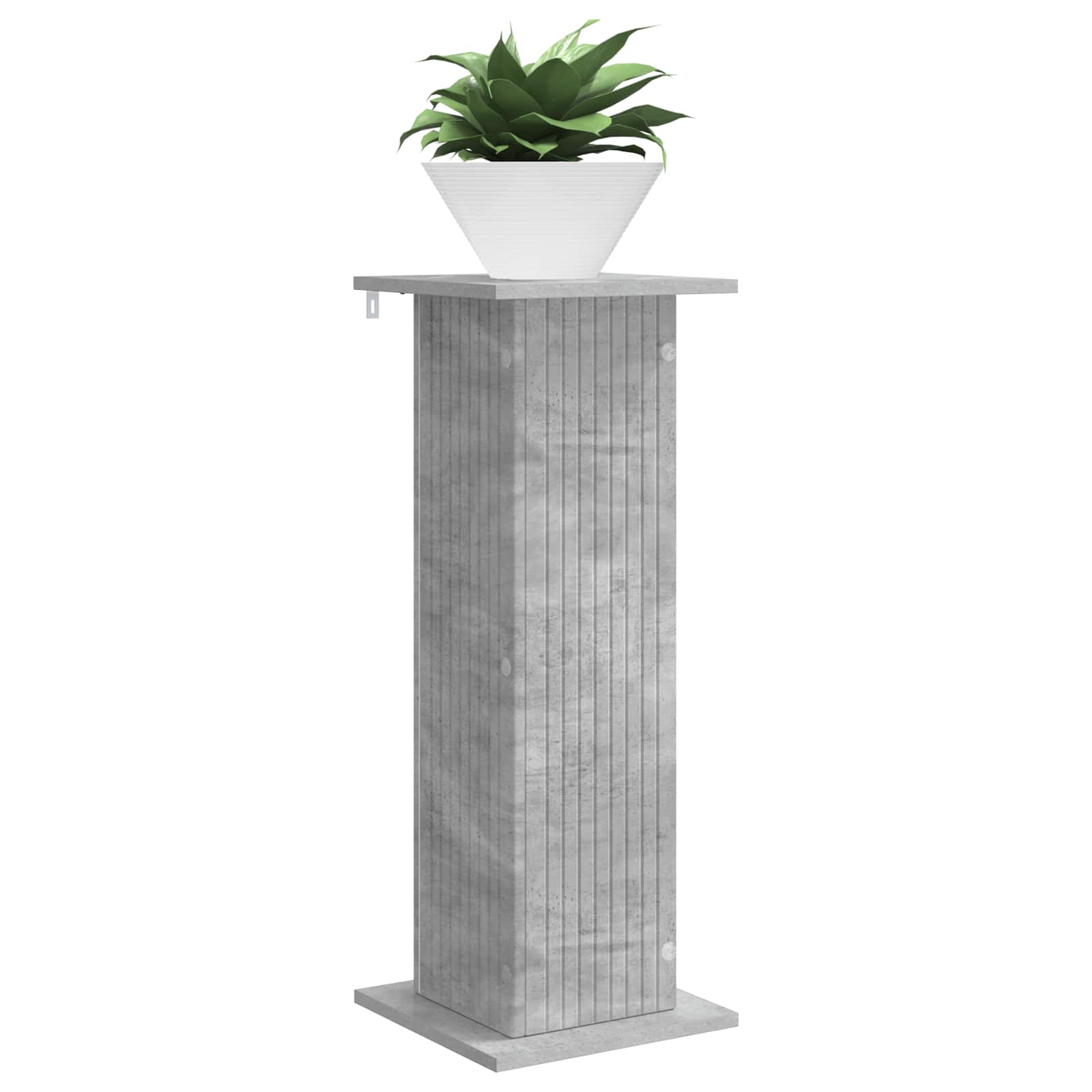 Supporto per piante 2 pz Grigio Cemento 30,5 x 30 x 80,5 cm