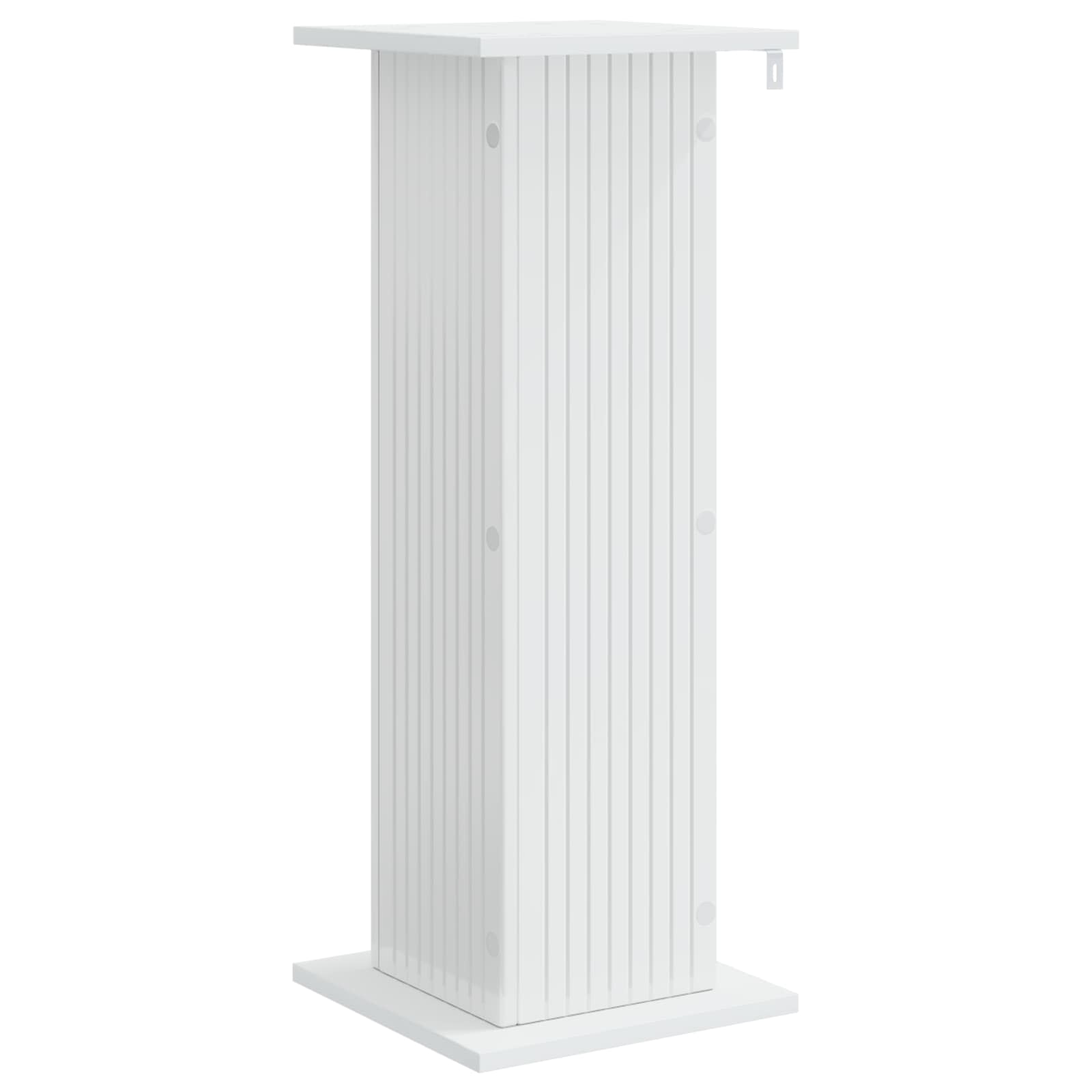 Supporto per piante Bianco Lucido 30,5 x 30 x 80,5 cm