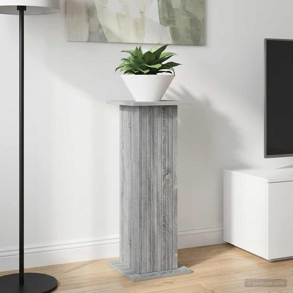 Supporto per piante Grigio Sonoma 30,5 x 30 x 80,5 cm
