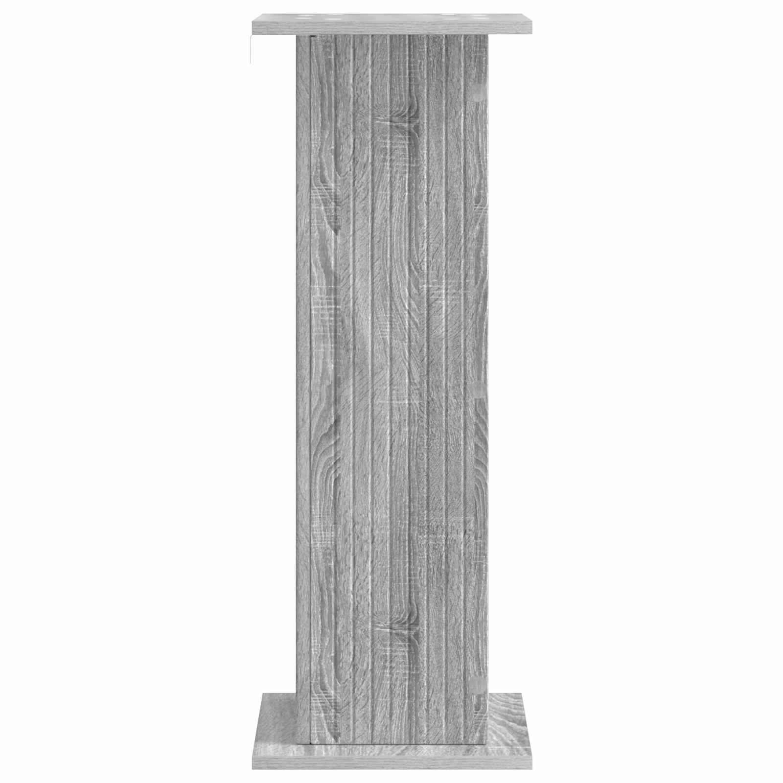 Supporto per piante 2 pz Grigio Sonoma 30,5 x 30 x 80,5 cm