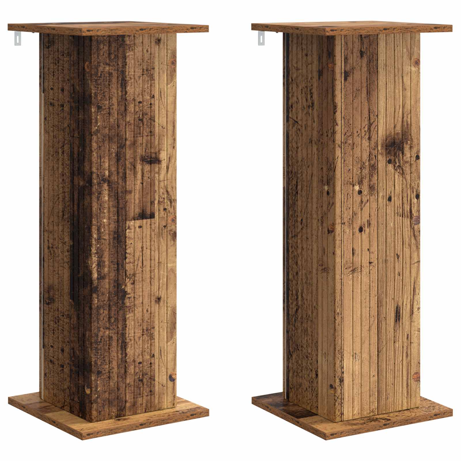 Supporto per piante 2 pz Legno antico 30,5 x 30 x 80,5 cm