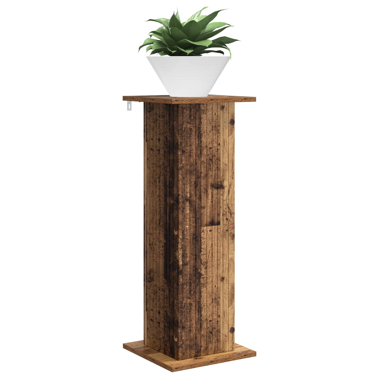 Supporto per piante 2 pz Legno antico 30,5 x 30 x 80,5 cm