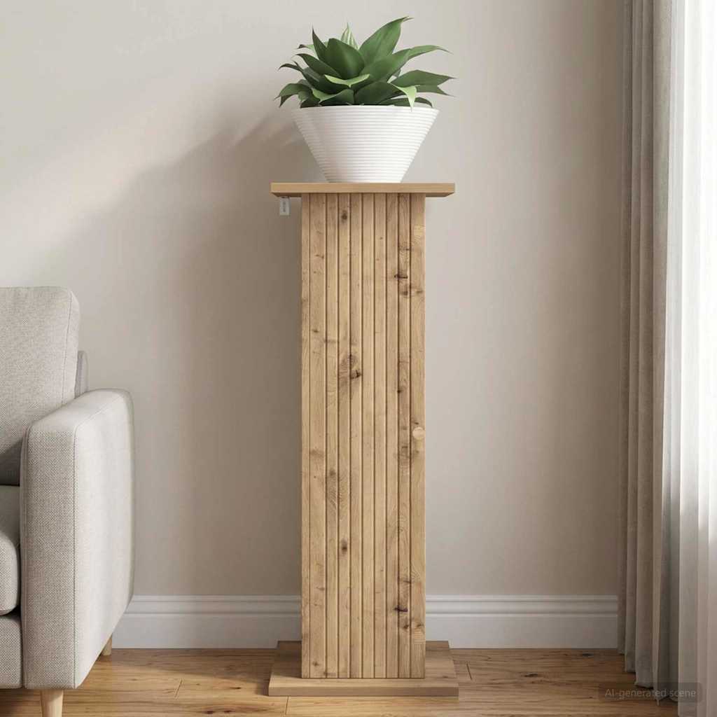 Supporto per piante Rovere Artigianale 30,5 x 30 x 80,5 cm