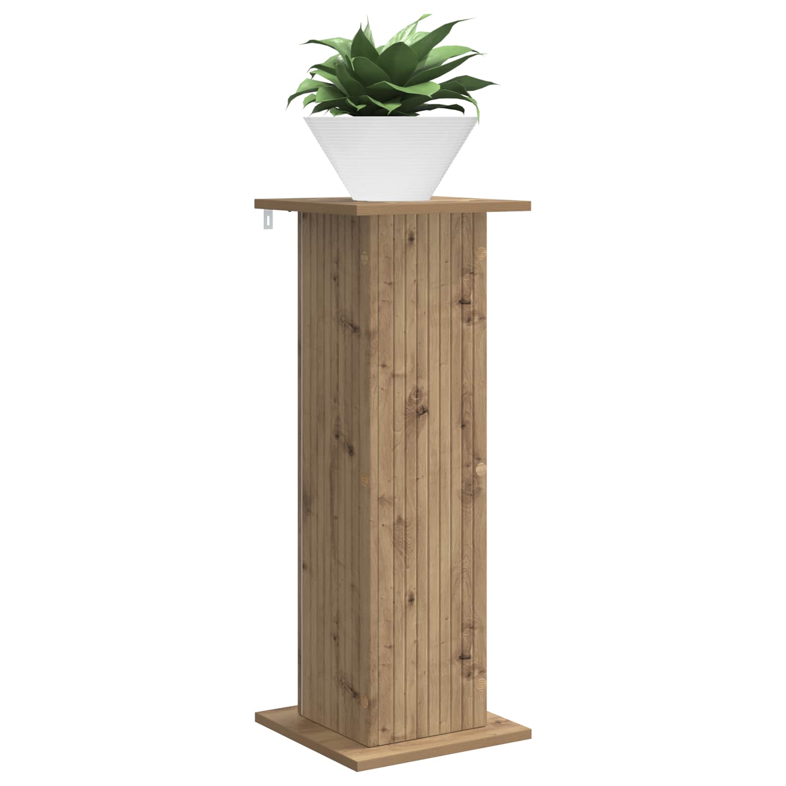 Supporto per piante 2 pz Rovere Artigianale 30,5 x 30 x 80,5 cm