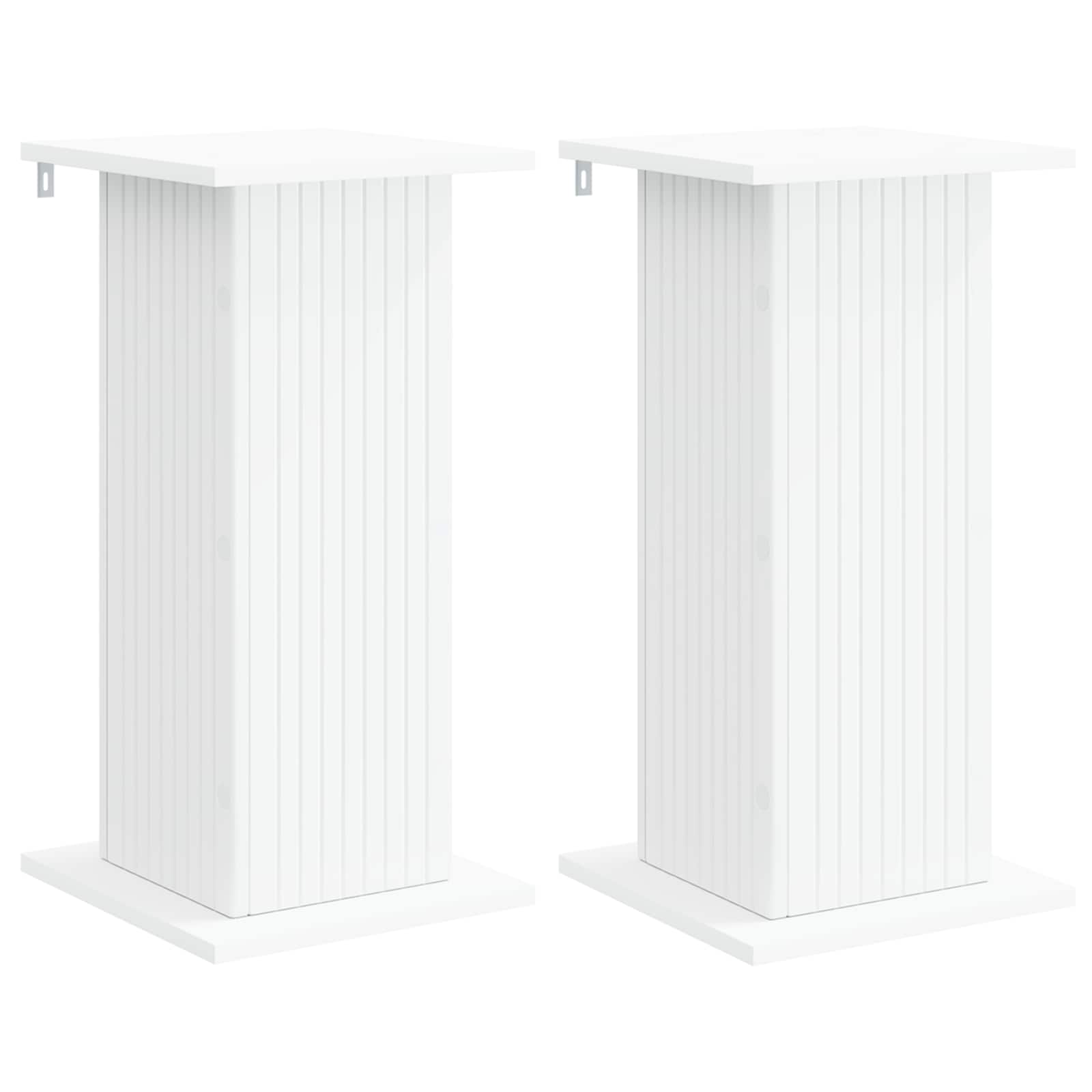 Supporto per piante 2 pz Bianco 30,5 x 30 x 60,5 cm