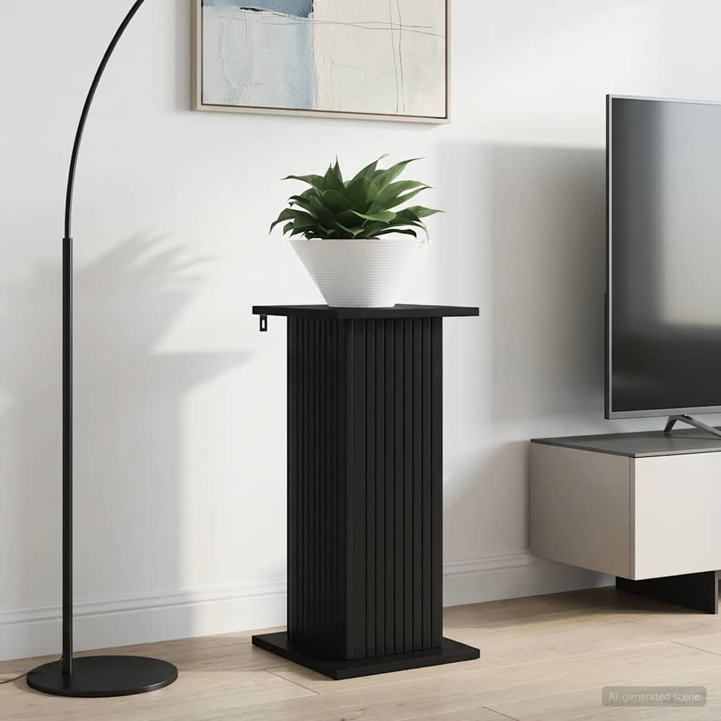 Supporto per piante Nero 30,5 x 30 x 60,5 cm