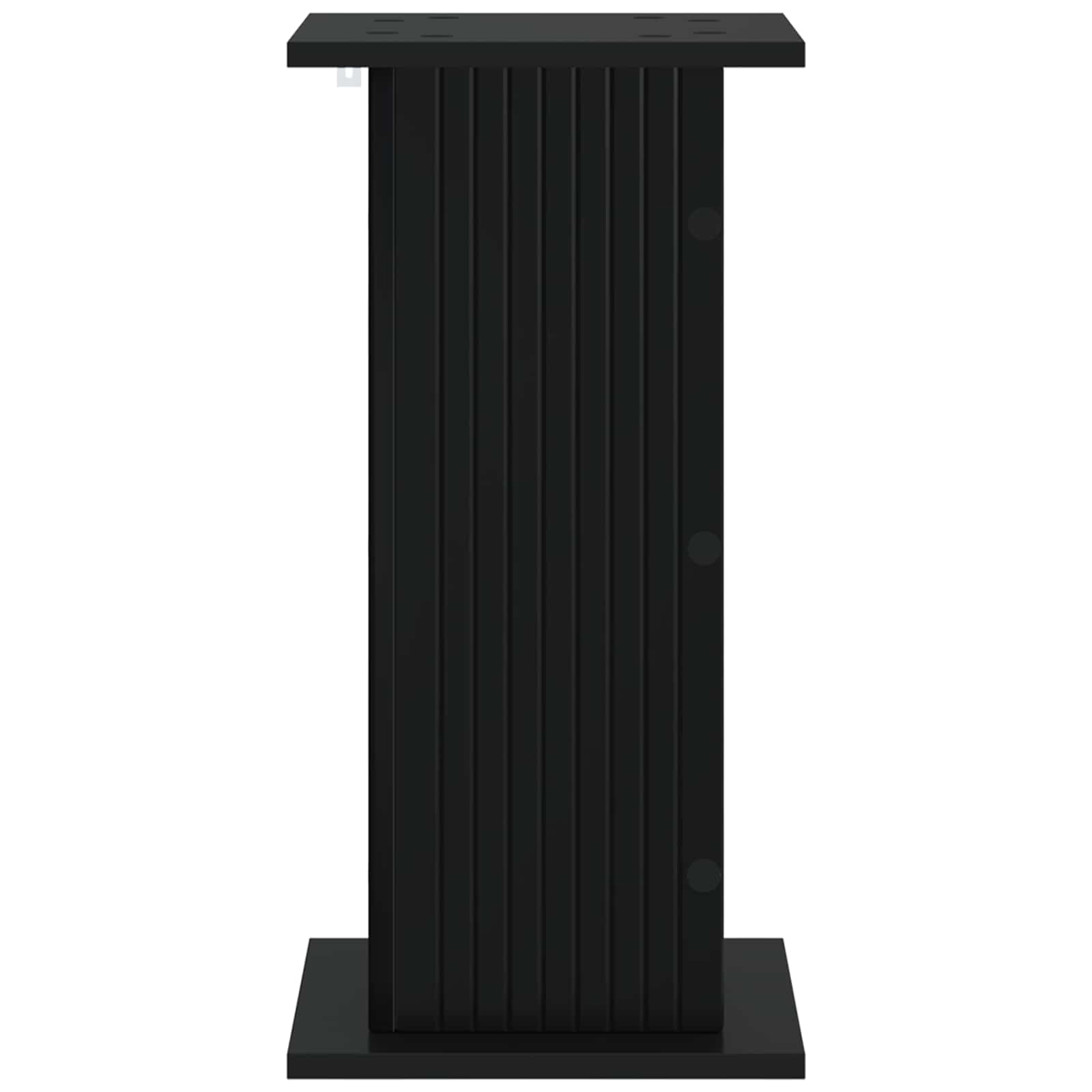 Supporto per piante 2 pz Nero 30,5 x 30 x 60,5 cm