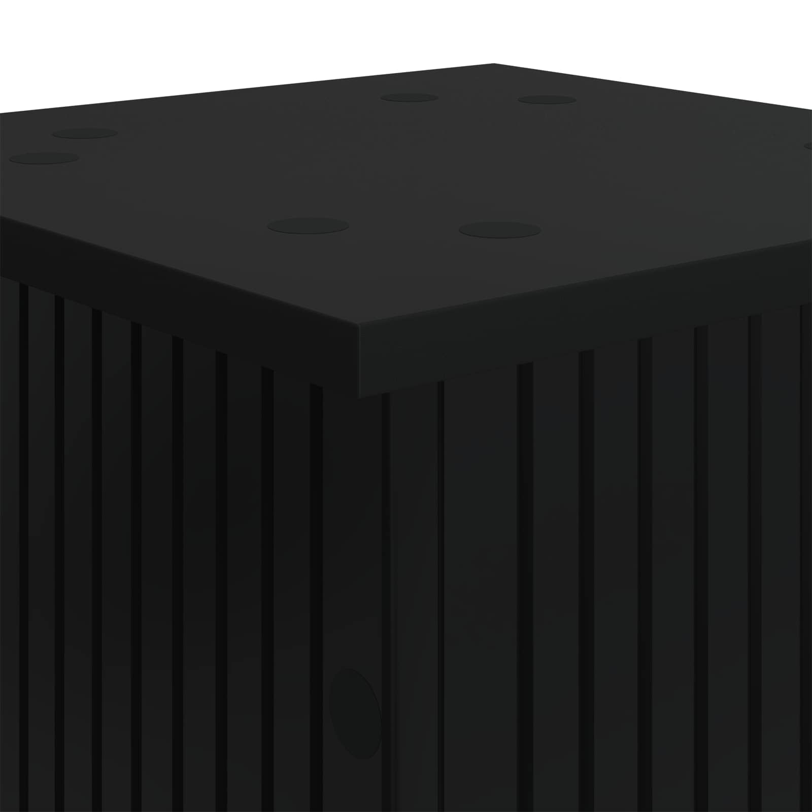 Supporto per piante 2 pz Nero 30,5 x 30 x 60,5 cm