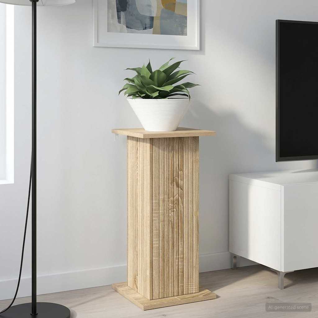 Supporto per piante Rovere Sonoma 30,5 x 30 x 60,5 cm