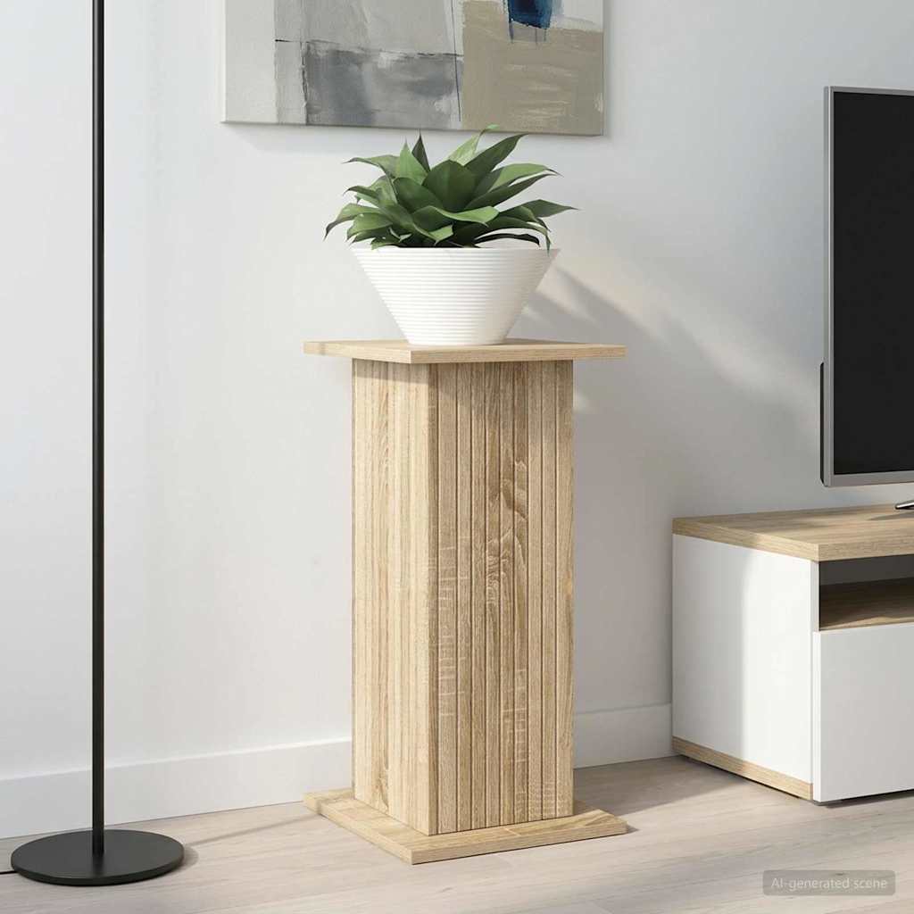 Supporto per piante 2 pz Rovere Sonoma 30,5 x 30 x 60,5 cm