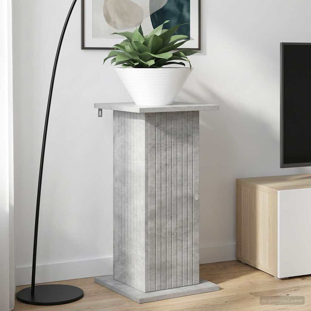 Supporto per piante Grigio Cemento 30,5 x 30 x 60,5 cm