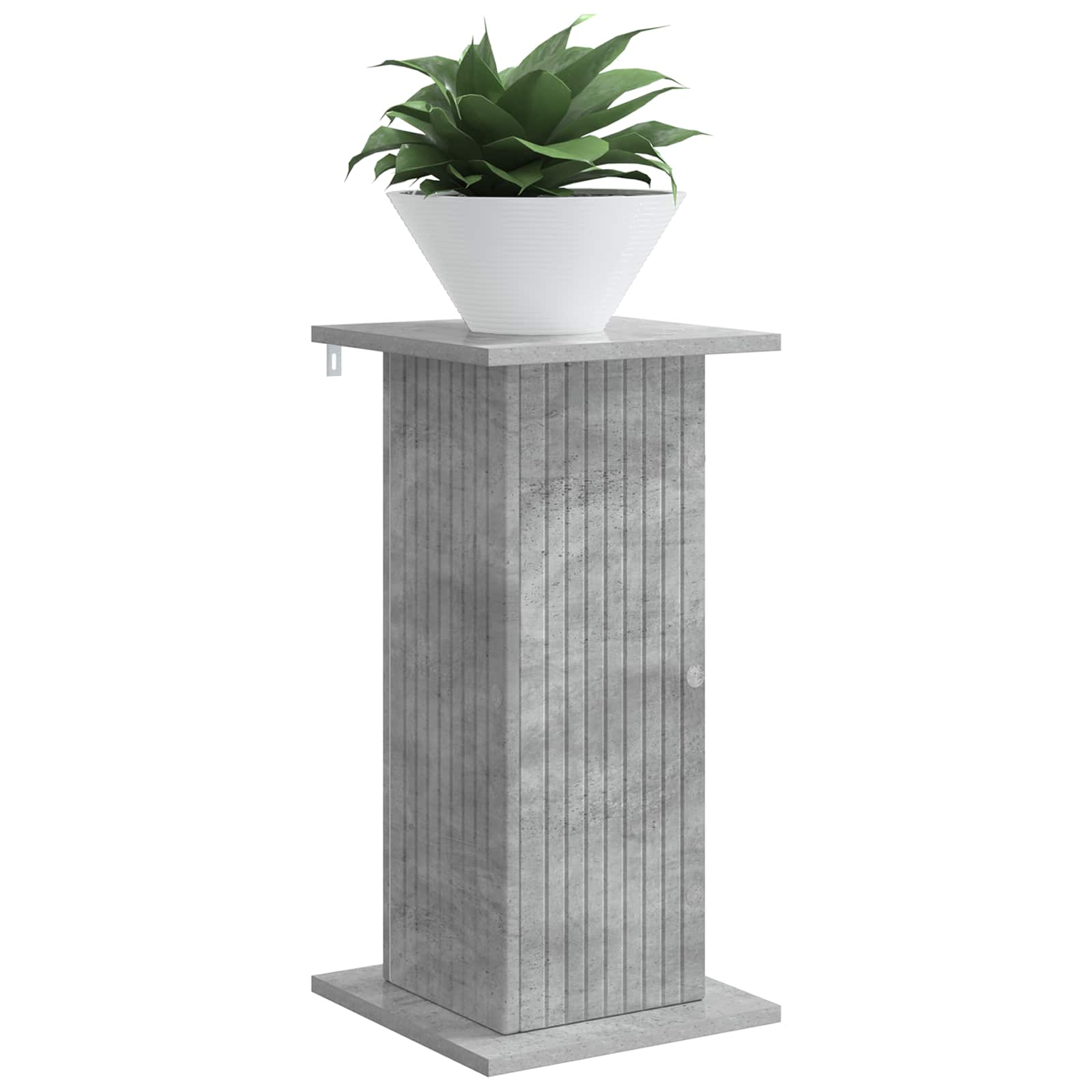 Supporto per piante Grigio Cemento 30,5 x 30 x 60,5 cm
