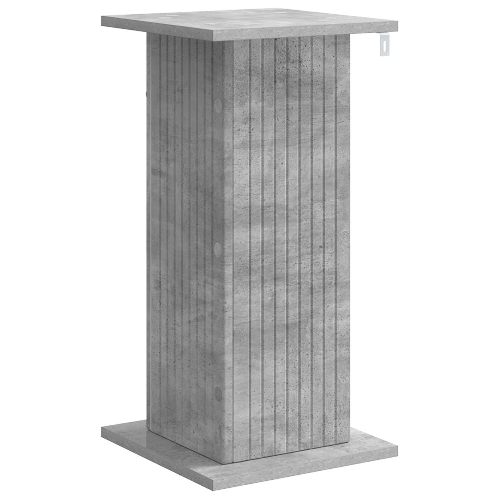 Supporto per piante Grigio Cemento 30,5 x 30 x 60,5 cm